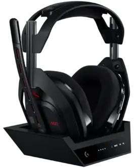 Геймърски слушалки LOGITECH Astro A50 LIGHTSPEED Wireless Gaming Headset + Base Station - BLACK - 2.4GHZ - PLUGC -