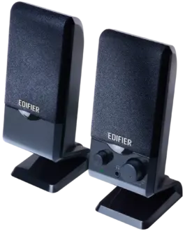 Alternative view of Тонколона Edifier M1250 2.0 Audio System, USB, AUX, 1.2W (RMS), Volume Control, Black