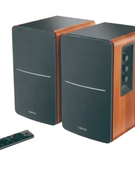 Alternative view of Тонколона Edifier R1280DBs 2.0 Bookshelf Speakers, BT V5.1, Optical, Coaxial, RCA, 0.5-inch Tweeters, 4-inch Drivers, Sub-Out, 42W (RMS), Control Knobs and Remote Control, Brown