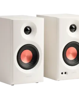 Alternative view of Тонколона Edifier MR3 Active Studio Monitors, BT V5.4, RCA, AUX, 1-inch Tweeters, 3.5-inch Drivers, 36W (RMS), Tone Control Dials, White