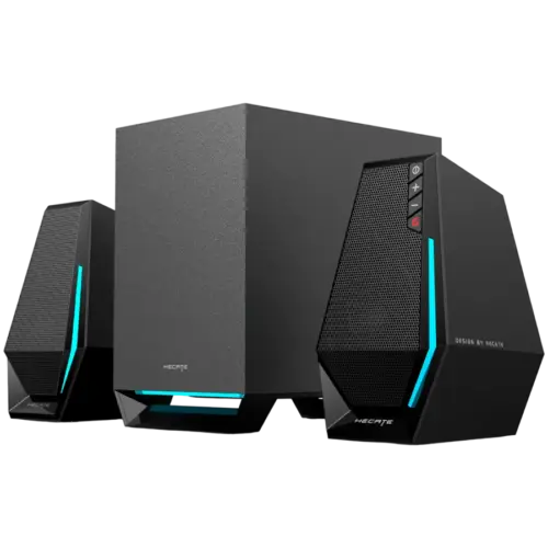 Тонколона Edifier G1500 MAX 2.1 Audio System BT V5.3 USB AUX 2.5-inch Drivers 4-inch Subwoofer RGB Lighting 30W (RMS)