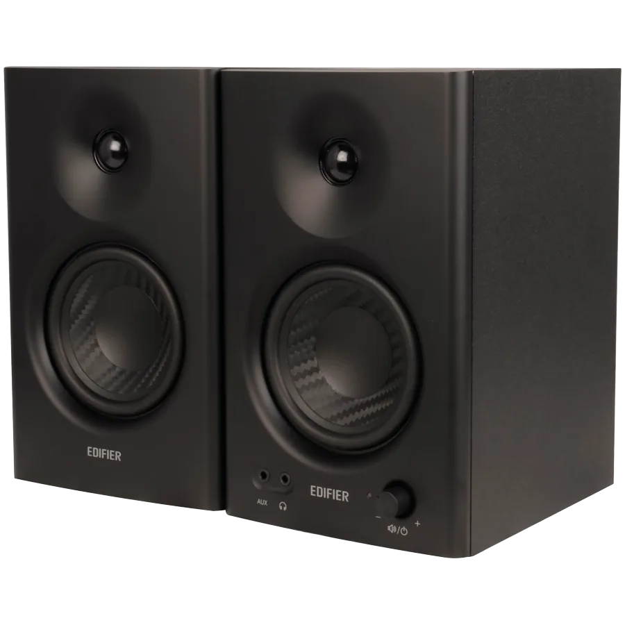 Тонколона Edifier MR4 Active Studio Monitors, RCA, AUX, TRS, 1-inch Tweeters, 4-inch Woofers, 42W (RMS), Control Knob, Black - Image 5