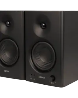 Alternative view of Тонколона Edifier MR4 Active Studio Monitors, RCA, AUX, TRS, 1-inch Tweeters, 4-inch Woofers, 42W (RMS), Control Knob, Black