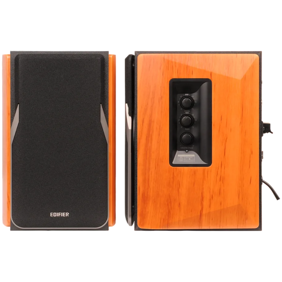 Тонколона Edifier R1380DB 2.0 Bookshelf Speakers, BT V5.1, Optical, Coaxial, RCA, 1-inch Tweeters, 4-inch Drivers, 42W (RMS), Control Knobs and Remote Control, Brown - Image 48