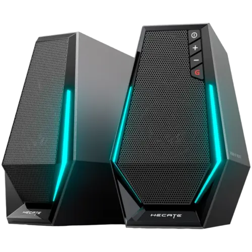 Тонколона Edifier G1500 2.0 Audio System BT V5.3 USB AUX 2.5-inch Drivers RGB Lighting 5W (RMS)