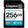 Карта памет KINGSTON 256GB SDXC Canvas Go Plus Gen4 200MB/s C10 UHS-I U3 V30