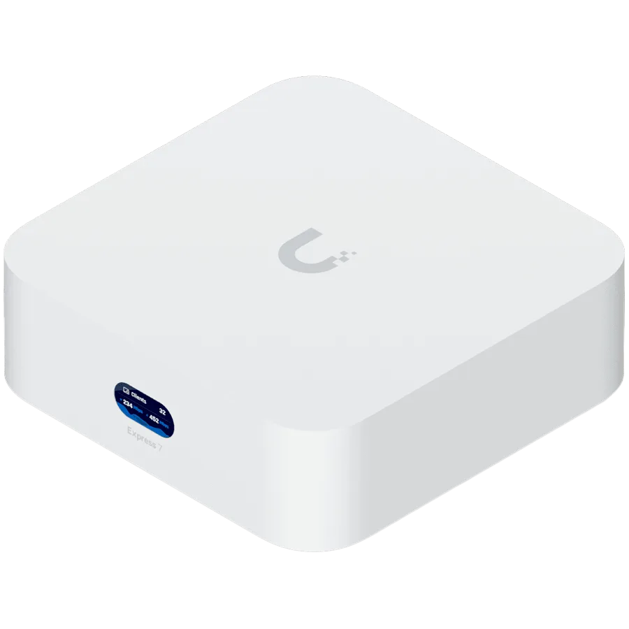 Рутер Ubiquiti UniFi Express 7 UX7 Mesh-scalable, super-compact 10G Cloud Gateway with integrated WiFi 7, 10 GbE RJ45 WAN port, 2.5 GbE RJ45 LAN port to extend network, up to 30+ UniFi devices and 300+ clients - Image 14