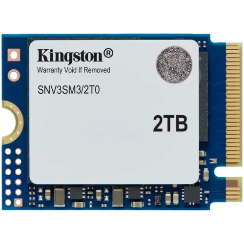 SSD диск Kingston 2TB NV3 SSD M.2 2230 PCIe 4.0 NVMe Read: 6000/ Write: 5000MB/s