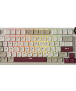 Геймърска клавиатура ROYAL KLUDGE RK N80 Rosy Clouds Gaming Keyboard Red switch