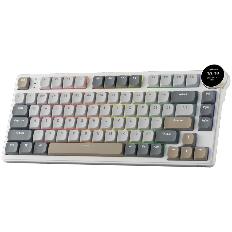 Геймърска клавиатура ROYAL KLUDGE RK N80 Pearly Dawn Gaming Keyboard Red switch - Image 24