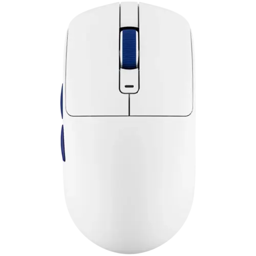 Геймърска мишка ROYAL KLUDGE M30 White Blue Gaming Mouse PAW 33111K