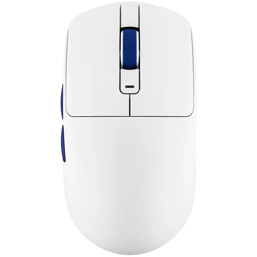 Геймърска мишка ROYAL KLUDGE M30 White Blue Gaming Mouse PAW 33111K