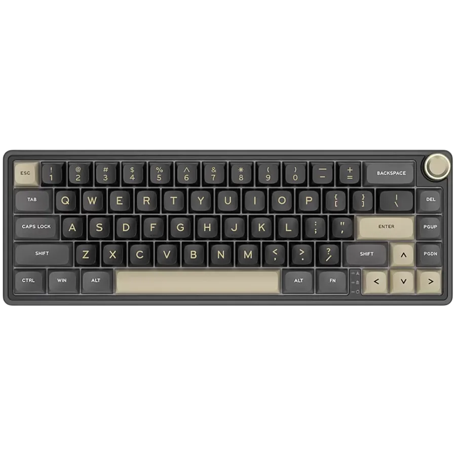 Геймърска клавиатура ROYAL KLUDGE R65 Phantom Gaming Keyboard Chartreuse switch