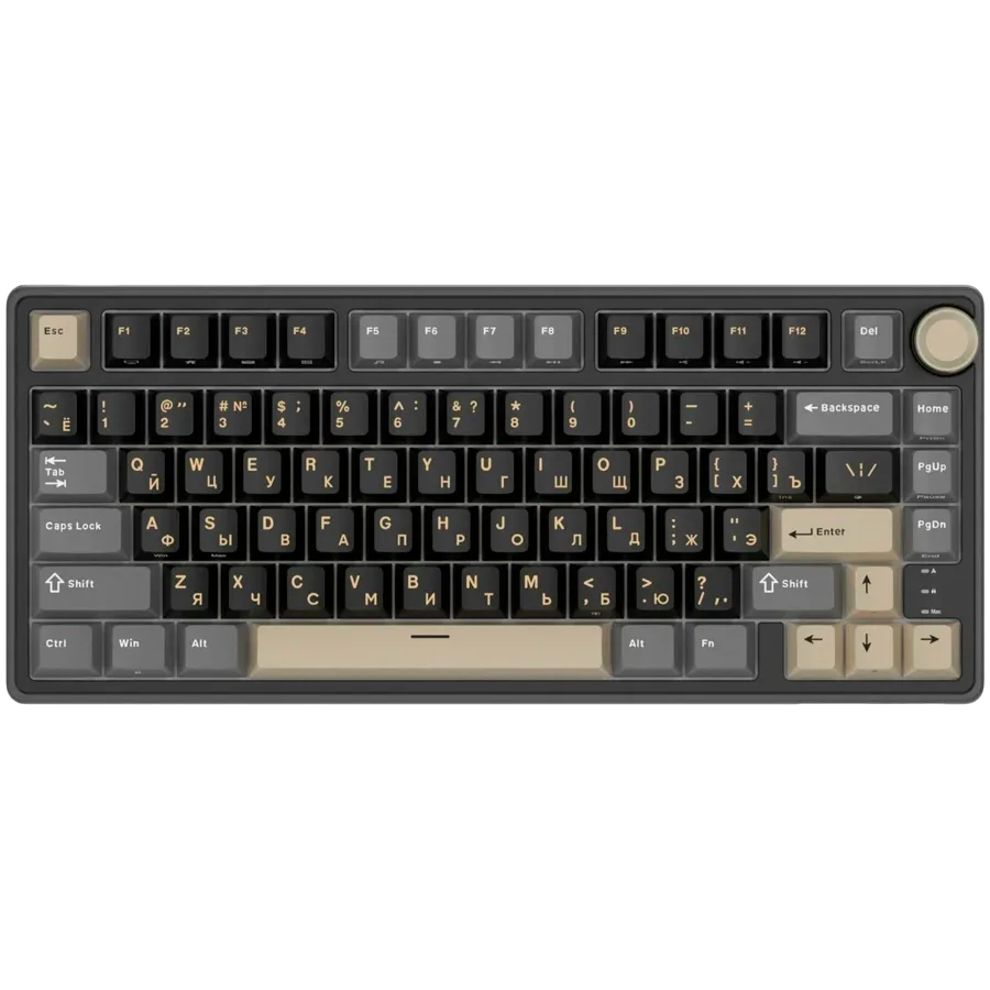 Геймърска клавиатура ROYAL KLUDGE R75 Phantom Gaming Keyboard K silver switch