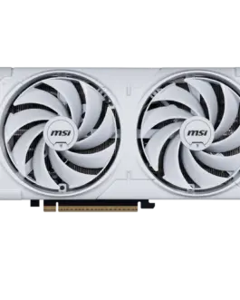 Alternative view of Видео карта MSI Video Card Nvidia GeForce RTX 5070 12G VENTUS 2X OC WHITE, 12GB GDDR7, 192bit, Effective Memory Clock: 28000MHz, Boost: 2542 MHz, 6144 CUDA Cores, PCIe 5.0, 3x DP 2.1b, HDMI 2.1b, RAY TRACING, Dual Fan, 1x16pin, 650W Recommended PSU,
