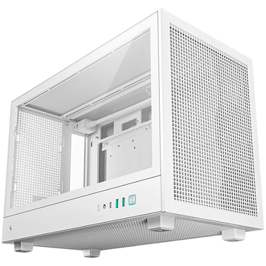 Кутия за компютър DeepCool CH260 WH, Mini Tower, Mini-ITX, 2xUSB3.0, 1xType-C Gen 2, 1xAudio, Mesh Panel, White, 2Y, R-CH260-WHNGM0-G-1 - Image 62