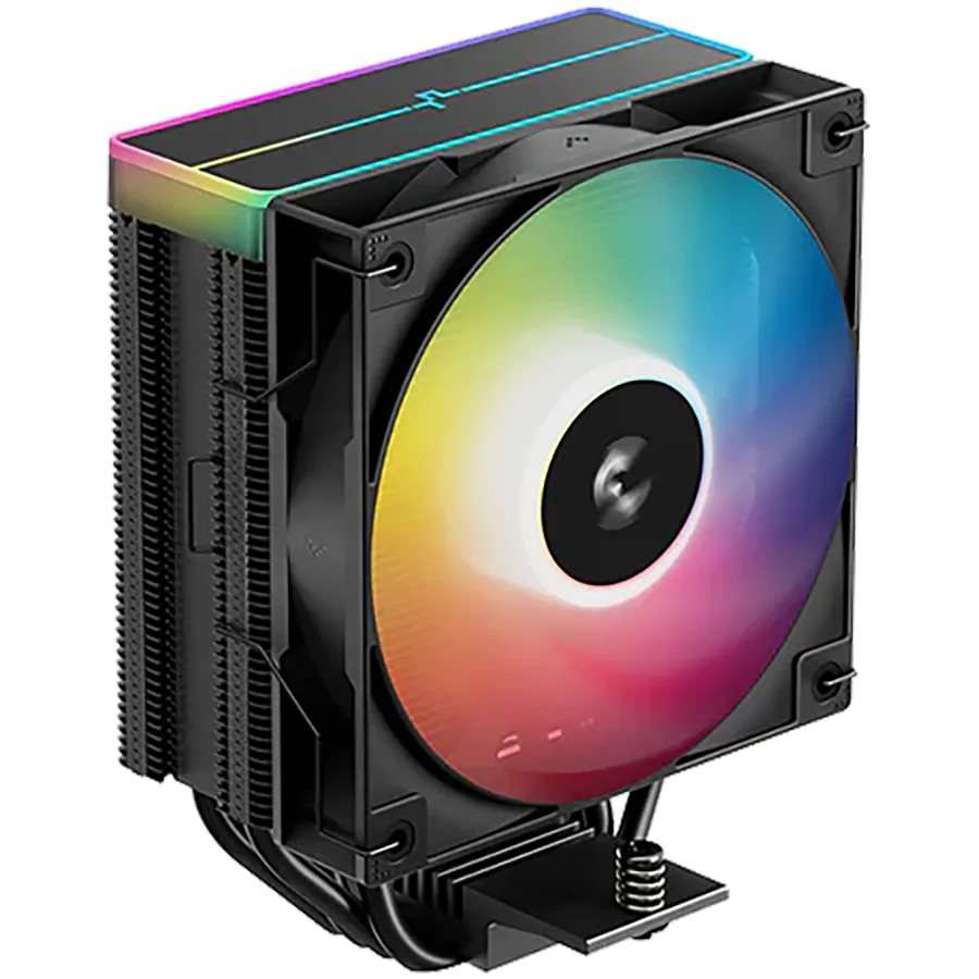 Охладител за процесор Охладител DeepCool AG400 BK ARGB V2 CPU Air Cooler 1x120mm ARGB PWM Fan ARGB Top Cover TDP 220W 4