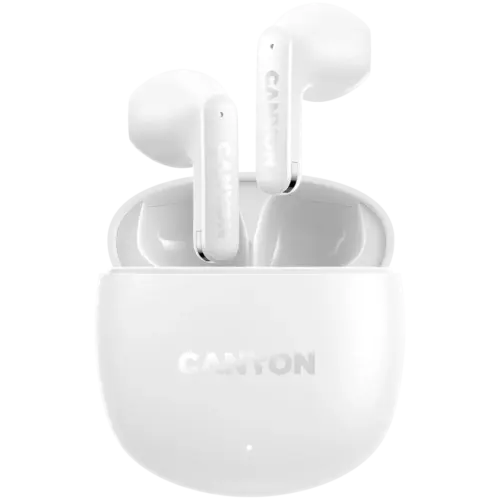 Bluetooth слушалки CANYON TWS headset OnGo 13 Semi-in-ear White
