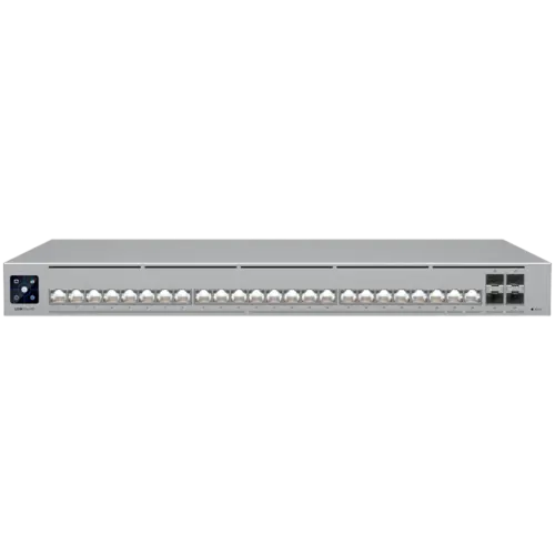 Kомутатор Ubiquiti Layer 3 Etherlighting switch USW-PRO-HD-24-EU (22) 2.5 GbE (2) 10 GbE ports (4) 10G SFP+ ports. DC po