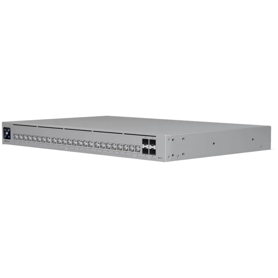 Kомутатор Ubiquiti Layer 3 Etherlighting switch USW-PRO-HD-24-EU, (22) 2.5 GbE, (2) 10 GbE ports, (4) 10G SFP+ ports. DC power backup ready - Image 54