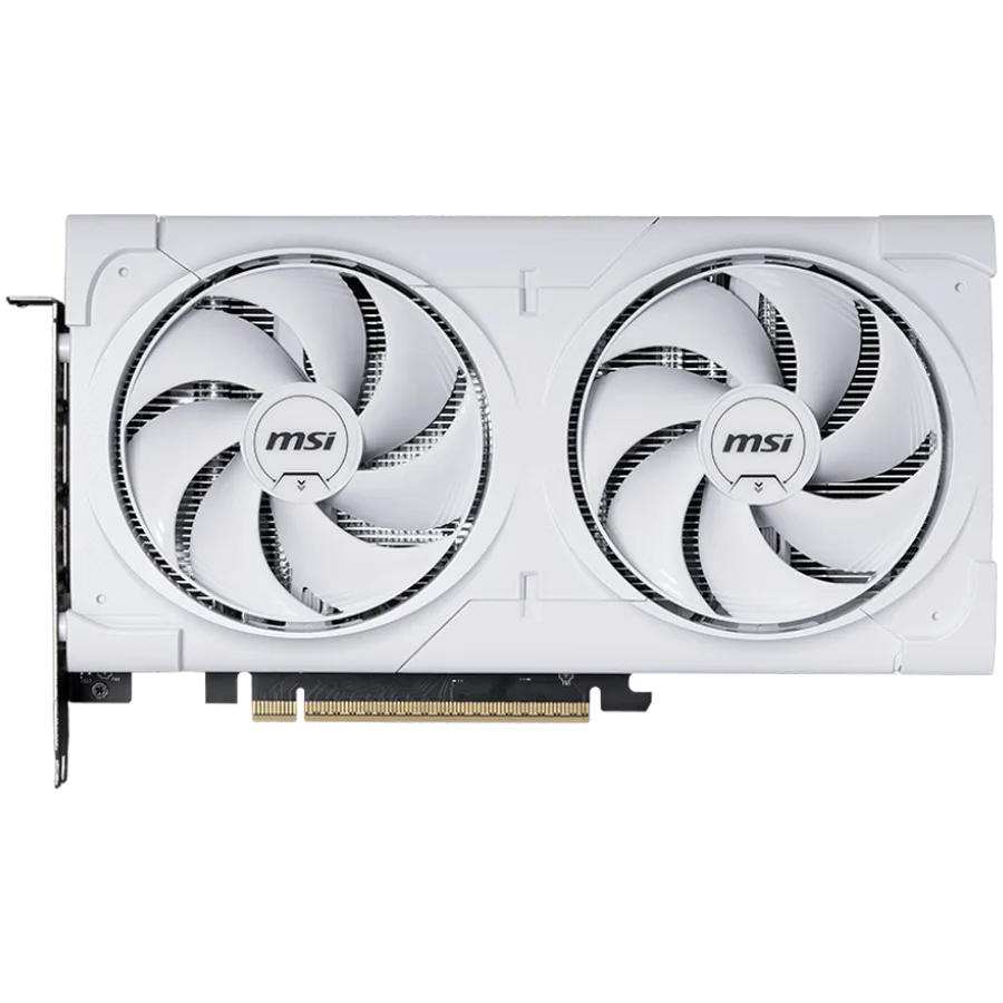 Видео карта MSI Video Card NVIDIA GeForce RTX 5060 Ti 8G VENTUS 2X OC WHITE PLUS, 8GB GDDR7, 128-bit, 2617 MHz Boost, 4608 CUDA Cores, PCIe 5.0 (x8), 3x DP 2.1b, HDMI 2.1b, RAY TRACING, Dual Fan, 180W TDP, 8-pin PCIe Power, G-SYNC, 2-Slot, 3Y - Image 68