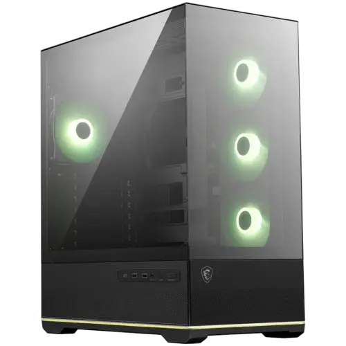 Кутия за компютър MSI MAG PANO 110R PZ Mid-Tower ATX/M-ATX/ITX 2x USB 3.2 1x USB Type-C 20Gbs 1x Audio/Mic LED Button AR