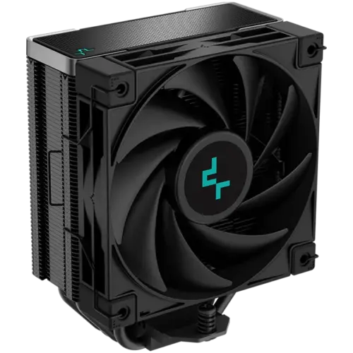 Охладител за процесор Охладител DeepCool AK400 Zero Dark CPU Air Cooler 1x120mm PWM Fan TDP 220W 4 Heatpipes LGA1851/170