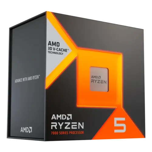Процесор AMD CPU Desktop Ryzen 5 6C/12T 7500X3D (4.5GHz102MB65WAM5) box with Radeon