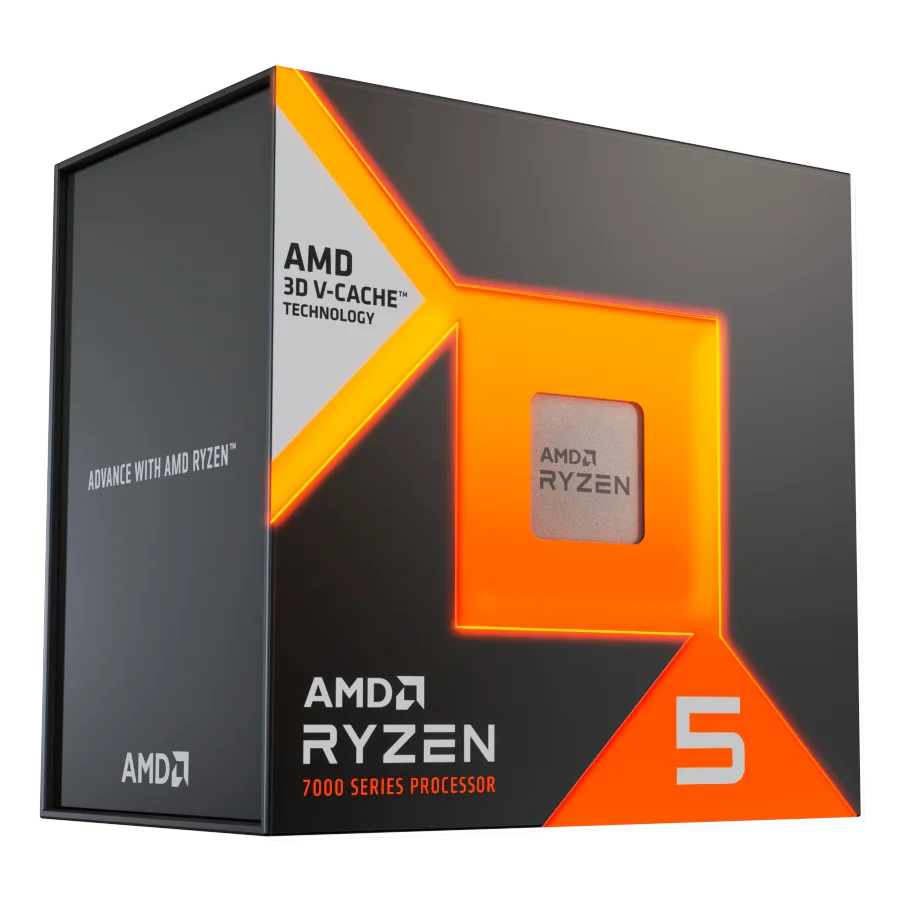 Процесор AMD CPU Desktop Ryzen 5 6C/12T 7500X3D (4.5GHz102MB65WAM5) box with Radeon