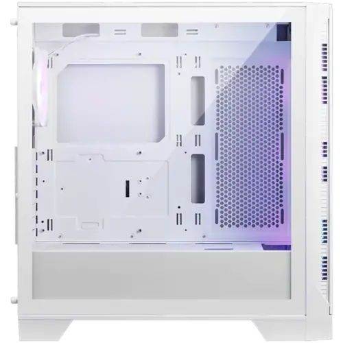 Alternative view of Кутия за компютър MSI MAG FORGE 320R AIRFLOW WHITE, Mid-Tower, ATX/M-ATX/ITX, 2x USB 3.2, 1x Audio/Mic, LED Button, ARGB Hub, 4x 120mm ARGB Fans, Mesh Panel, Tempered Glass, White