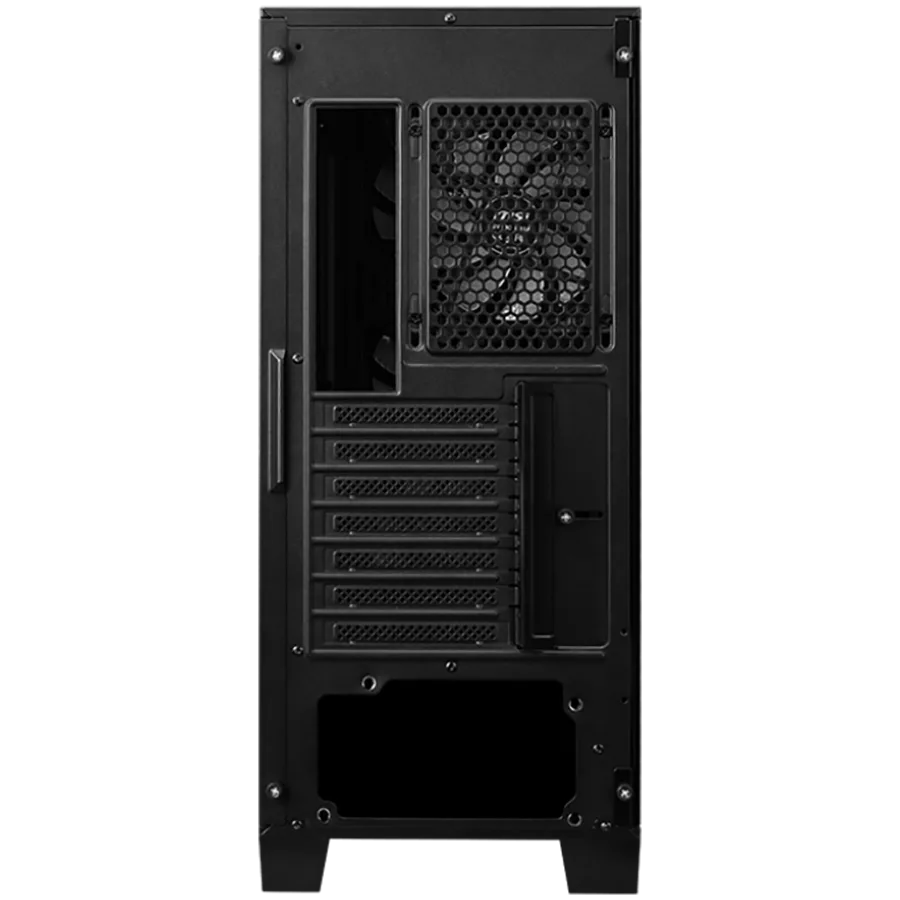 Кутия за компютър MSI MAG FORGE 321R AIRFLOW, Mid-Tower, ATX/M-ATX/ITX, 2x USB 3.2, 1x USB 3.2 Gen 2x2 Type-C, 1x Audio/Mic, LED Button, ARGB Hub, 4x 120mm ARGB Fans, Mesh Panel, Tempered Glass, Black - Image 65