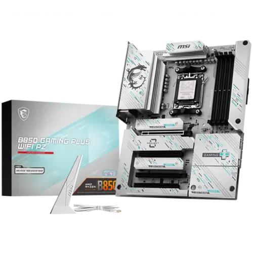 Дънна платка MSI B850 GAMING PLUS WIFI PZ ATX Socket AM5 Back Connectors 4x DDR5 Dual Channel DDR5 up to 8200(OC)MHz 4x