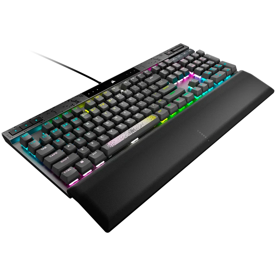 Геймърска клавиатура CORSAIR K70 MAX RGB Magnetic-Mechanical Backlit RGB LED MGX Black PBT Keycaps - Image 6