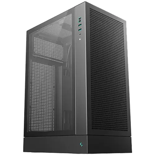 Кутия за компютър DeepCool CH170 PLUS Mini Tower Mini-ITX/Micro-ATX 2xUSB3.0 1xType-C Gen 2 1xAudio/Mic Mesh Panel Black