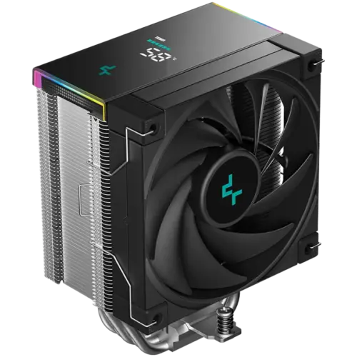 Охладител за процесор Охладител DeepCool AK500S DIGITAL SE CPU Air Cooler 1x120mm FK120 PWM FDB Fan ARGB Digital Display
