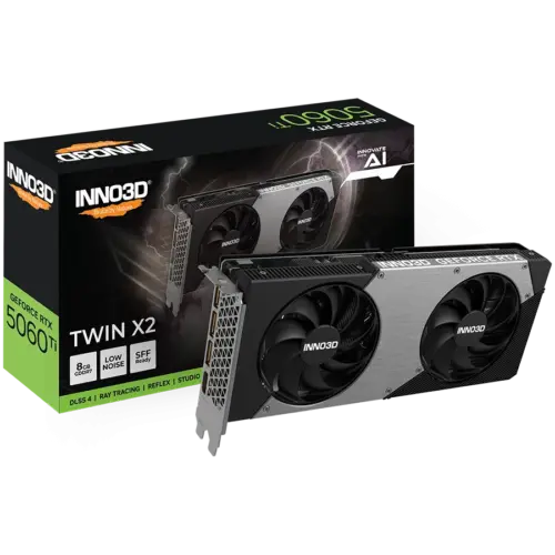 Видео карта INNO3D GEFORCE RTX 5060 Ti 8GB TWIN X2 8GB TWIN X2 OC