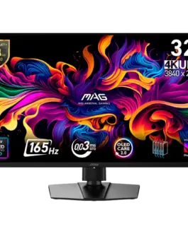 Монитор MSI MAG 322UP QD-OLED E16 Gaming Monitor 31.5" 165Hz UHD (3840x2160) 16:9 QD-OLED Anti-Reflection 0.03ms 250nits
