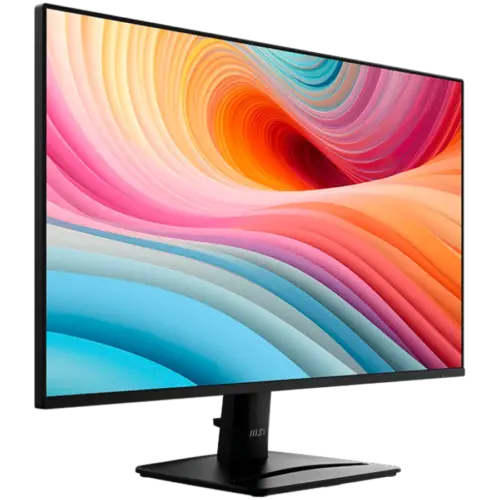 Alternative view of Монитор MSI PRO MP275 E2 Professional Business Monitor, 27" 120Hz, FHD (1920x1080) 16:9, IPS Anti-glare, 1ms/4ms, 300nits, 1500:1, 178/178, Adaptive-Sync, HDR Ready, Tilt, Speakers, 1x DP, 1x HDMI, 1x D-Sub, 3Y Warranty