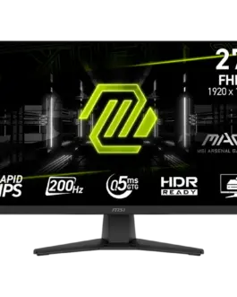 Монитор MSI MAG 272F Gaming Monitor 27" 200Hz FHD (1920x1080) 16:9 Rapid IPS 0.5ms 300nits 1000:1 178/178 AMD FreeSync P