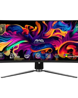 Монитор MSI MAG 341CQP QD-OLED Curved Gaming Monitor 34" 175Hz UWQHD (3440x1440) 21:9 QD-OLED 1800R 0.03ms 250nits 15000