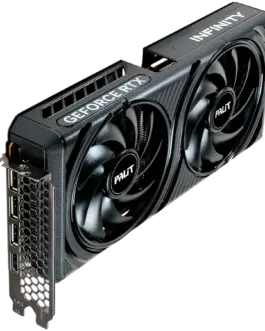 Alternative view of Видео карта PALIT GeForce RTX 5060 Infinity 2 OC 8GB GDDR7 128 bit, 1x HDMI 2.1b, 3x DP 2.1b, 2 Fan, 1x 8-pin pwr connector, 550W, 262.1 x 126.3 x 40.1 mm, NE75060V19P1-GB2063L BULK