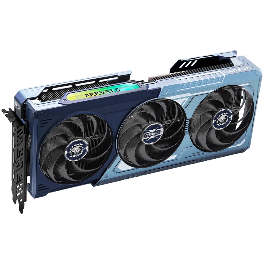 Видео карта ASROCK Video Card AMD Radeon RX 9070 XT Monster Hunter 16GB GDDR6 256-bit, 1x HDMI 2.1b, 3x DP 2.1a, 2x 8-pin PWR connector, PCIe 5.0 x16, recommended PSU 800W, 298 x 131 x 58 mm, 2.9-slot, 90-GA6FZZ-00UANZ - Image 3