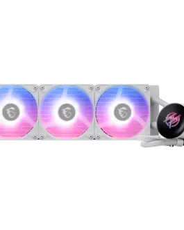 Охладител за процесор Охладител MSI MPG CORELIQUID P13 360 WHITE 3x120mm Pre-installed CycloBlade 9 ARGB Daisy Chain Fan