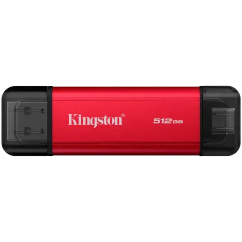 Външен SSD диск Kingston 512GB Dual USB-A/C Portable SSD Up to 1050MB/s USB 3.2 Gen 2
