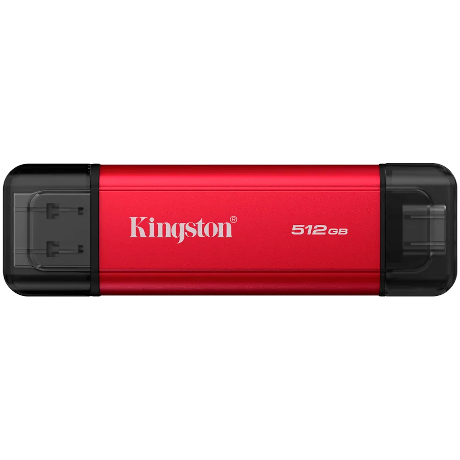 Външен SSD диск Kingston 512GB Dual USB-A/C Portable SSD Up to 1050MB/s USB 3.2 Gen 2