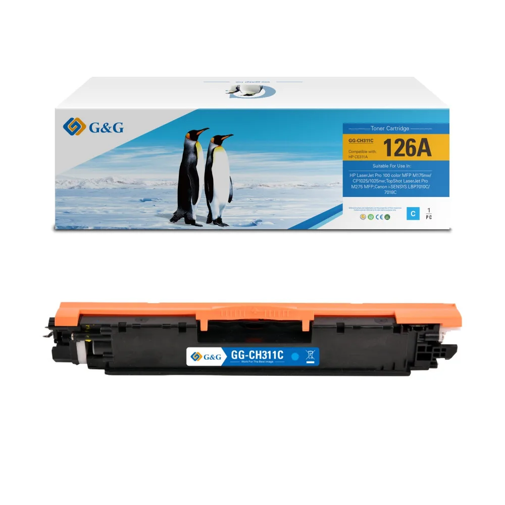 УНИВЕРСАЛНА КАСЕТА ЗА HP Color Laserjet CP1025/CP1025NW - Cyan - /126A/ - CRG-729C (CRG729C) / CE311A - PN NT-CH311FC/N