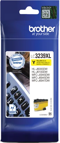 ГЛАВА ЗА BROTHER MFC J6945DW/J6947DW/J5945DW/HL J6000DW/J6100DW - HIGH CAPACITY - Yellow - PN LC3239XLY
