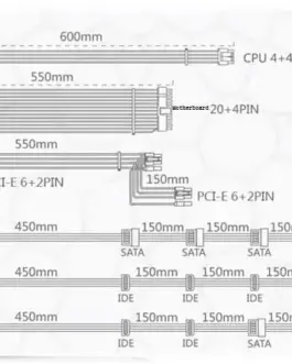 Alternative view of Захранващ блок Segotep GP700P 80+ Platinum 600W