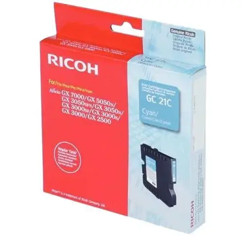 ГЛАВА ЗА RICOH GX 3000/3050N/5050N - Cyan - Gel Ink Cartridge - Type GC21C - PN 405533