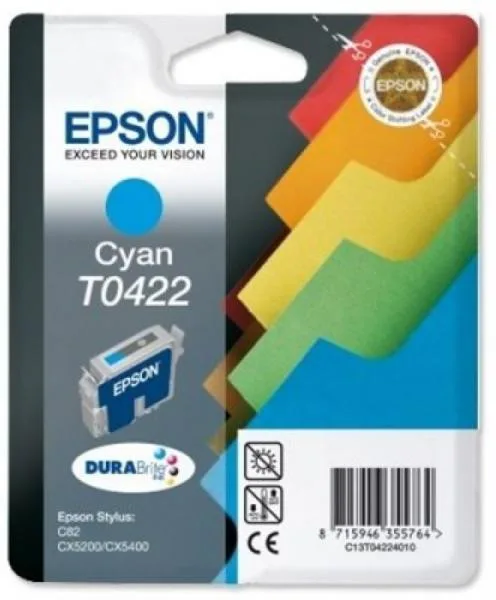 ГЛАВА ЗА EPSON STYLUS C82/CX 5100/5200 - Cyan - OUTLET - PN T0422 - A
